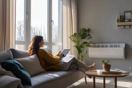 Chauffage électrique idéal pour appartement en location.