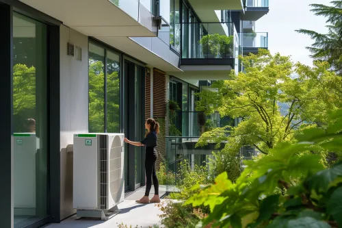 Pompe à chaleur écologique pour appartement : impact environnemental réduit.